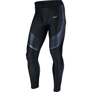 Nike Power Speed Compression Tights black with iridescent stripes SMALL